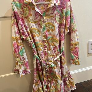 Zara Multicolor Paisley Blouse